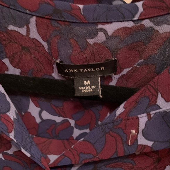 Ann Taylor sheer blouse size Medium - Picture 3 of 4